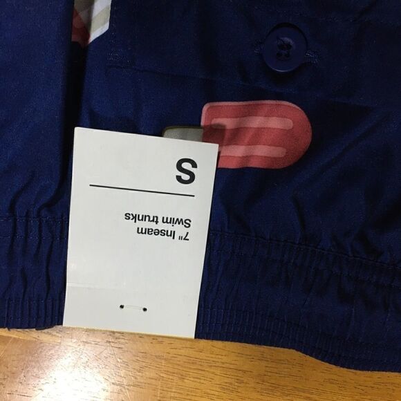 Small swim trunks red white blue popsicles ice cream NWT 100% polyest… - Picture 3 of 6